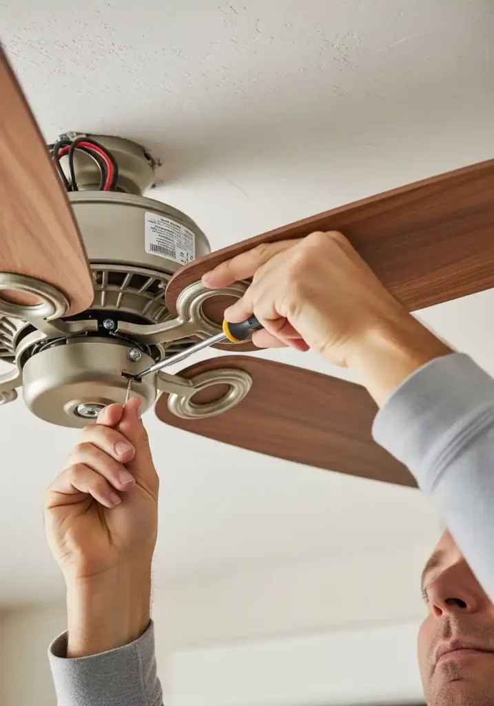 Install the Fan Blades