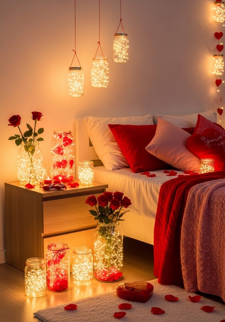 Fairy Lights in Jars