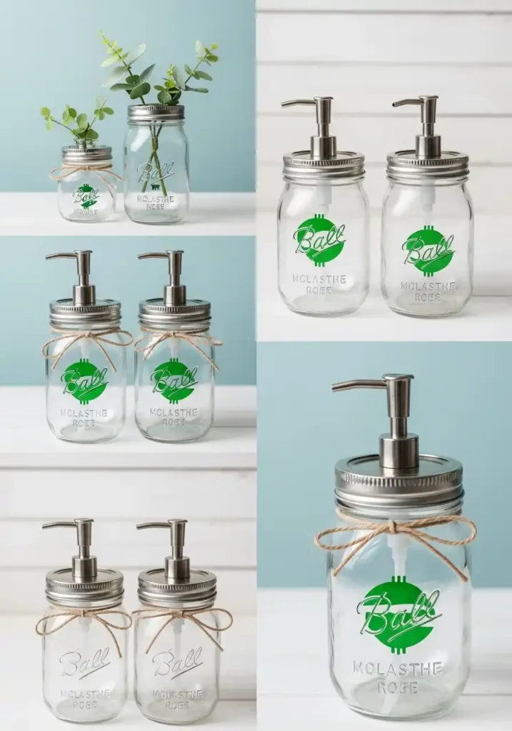 Mason Jar Soap Dispensers