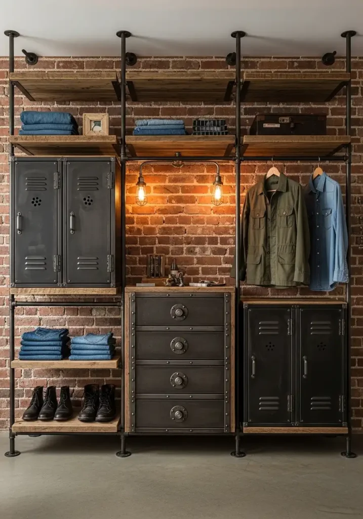 Industrial Style Wardrobe