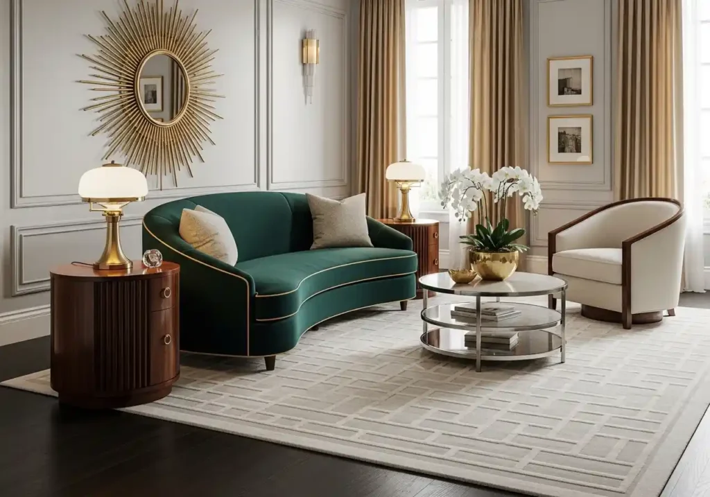 Curved Furniture Silhouettes