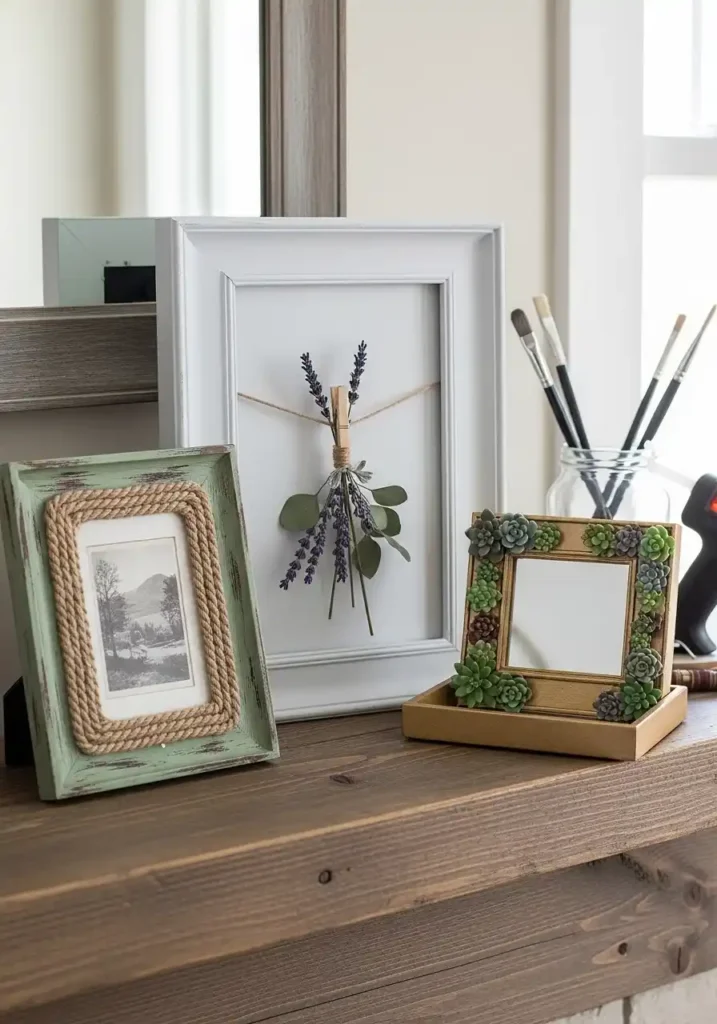 Upcycled Picture Frames