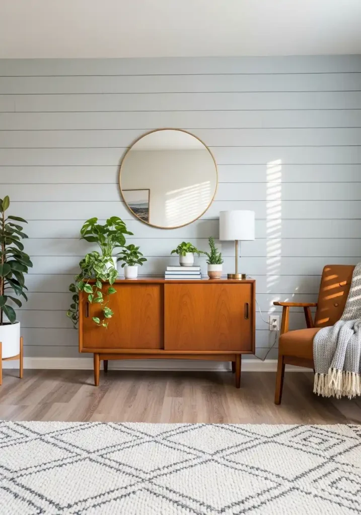 Thin Strip Faux Shiplap