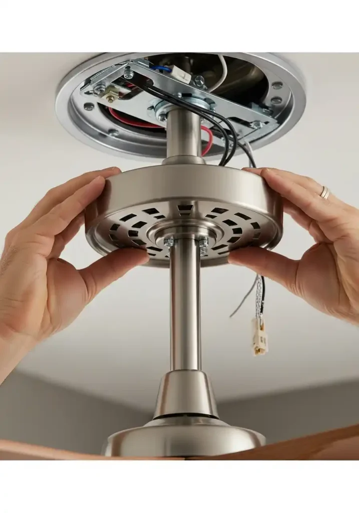 Attach the Fan Canopy