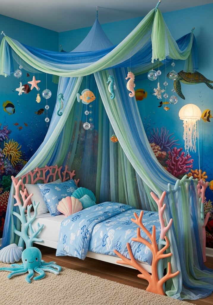  Under-the-Sea Canopy Bed