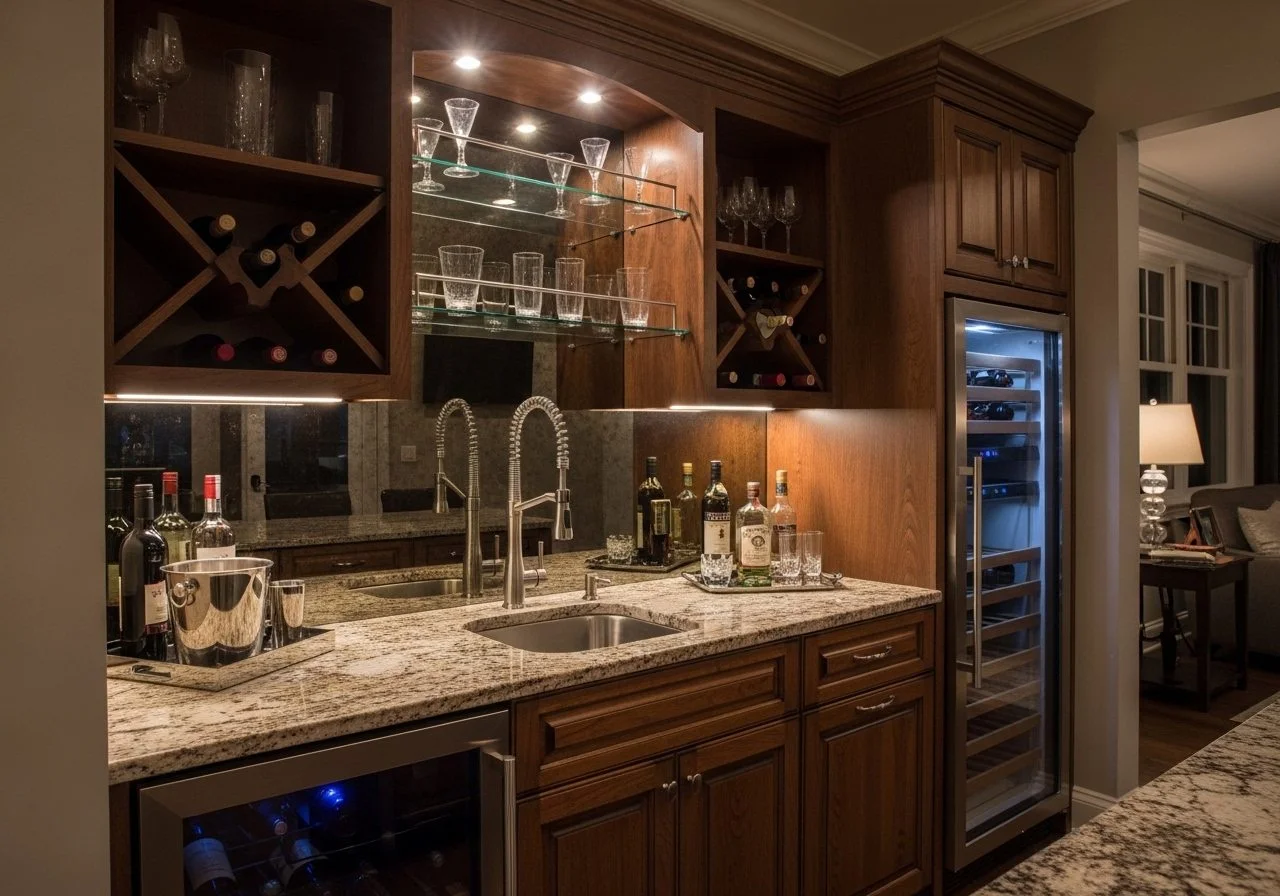 23 Wet Bar Ideas with Sink That Turn Your Home into a Luxury