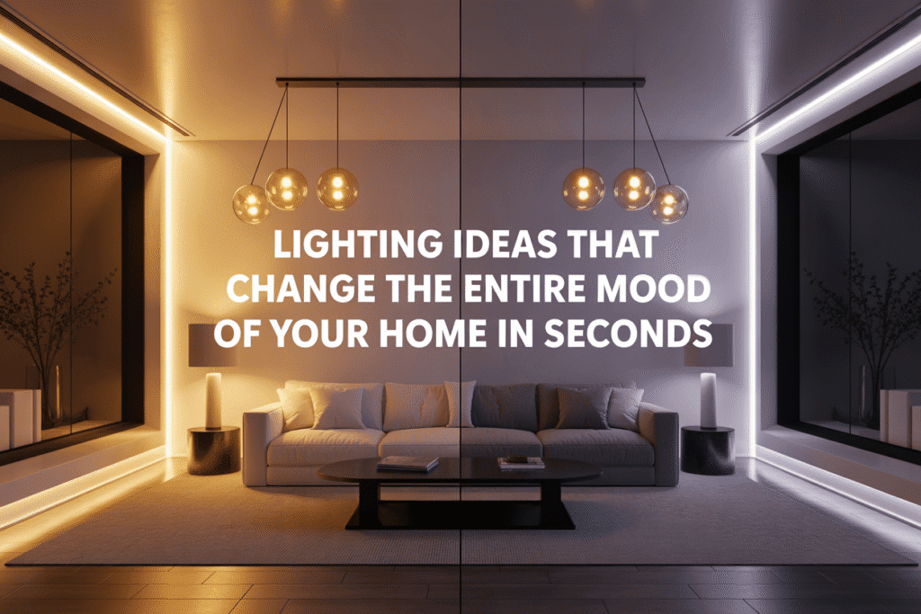Lighting Ideas That Change the Entire Mood of Your Home in Seconds