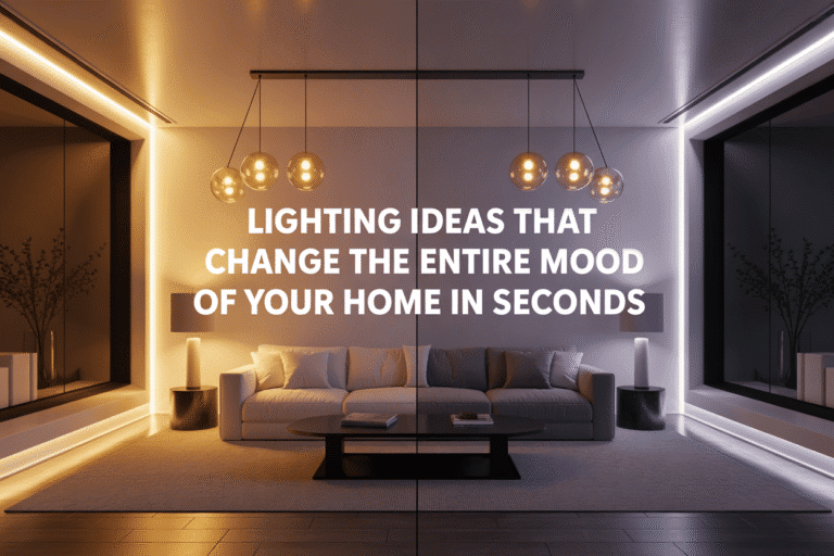 Lighting Ideas That Change the Entire Mood of Your Home in Seconds
