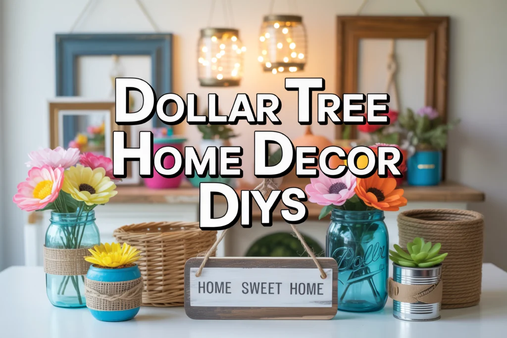 Dollar Tree Home Decor DIYs