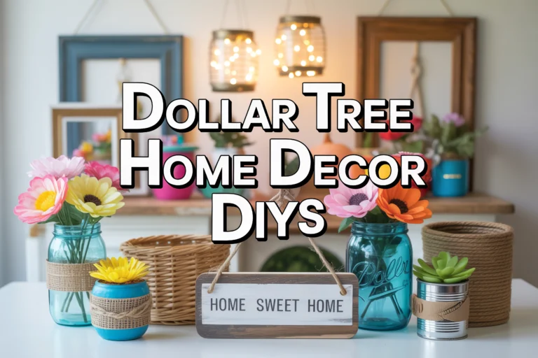 Dollar Tree Home Decor DIYs