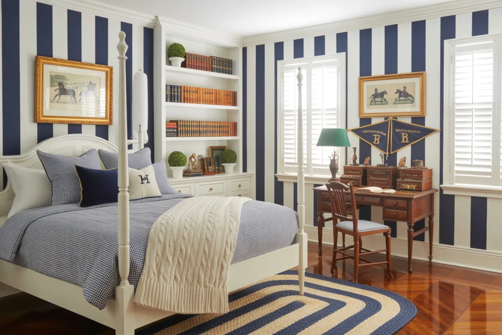 Preppy Room Decor Ideas for a Bedroom