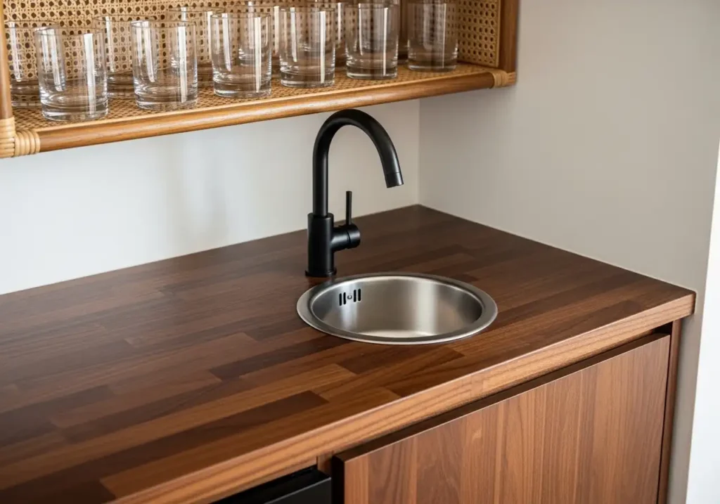 Wet Bar Ideas with Small Sinks — The Smart Compromise