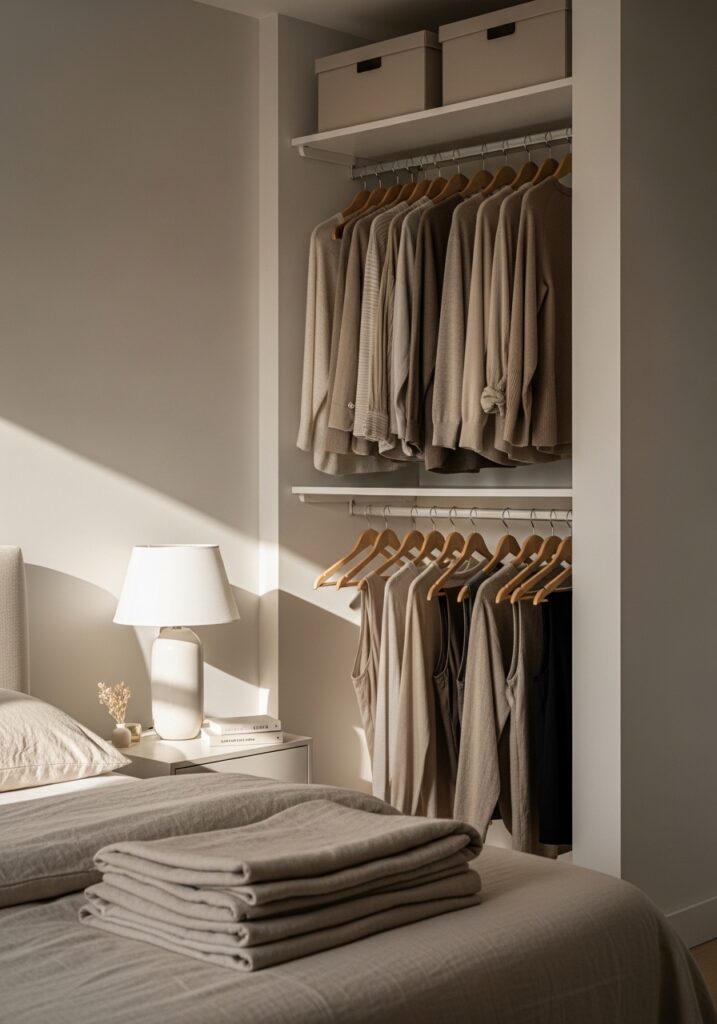 Bedroom Refresh: Simplify Wardrobe and Surfaces