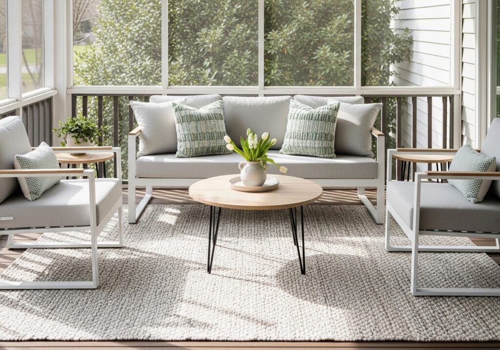Indoor-Outdoor Rug for Comfort