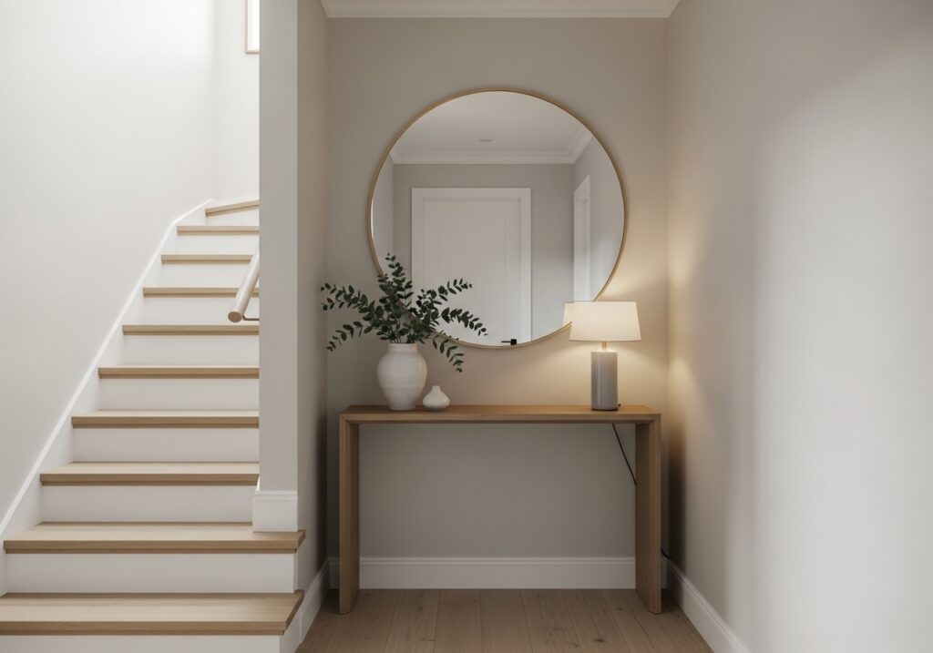 Slim Console Table Styling