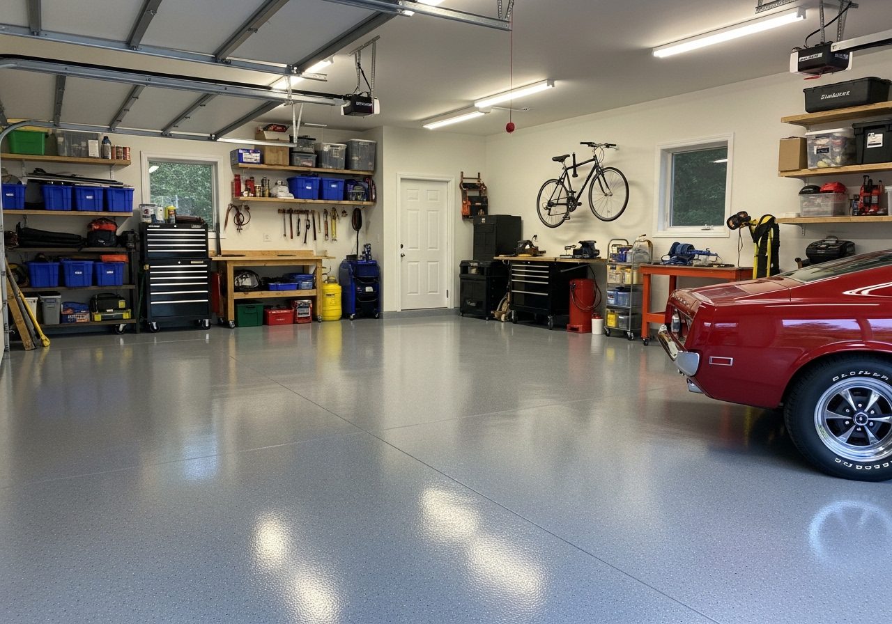 Garage Epoxy Floor Before and After: 20 Real Transformations Under $800 ...