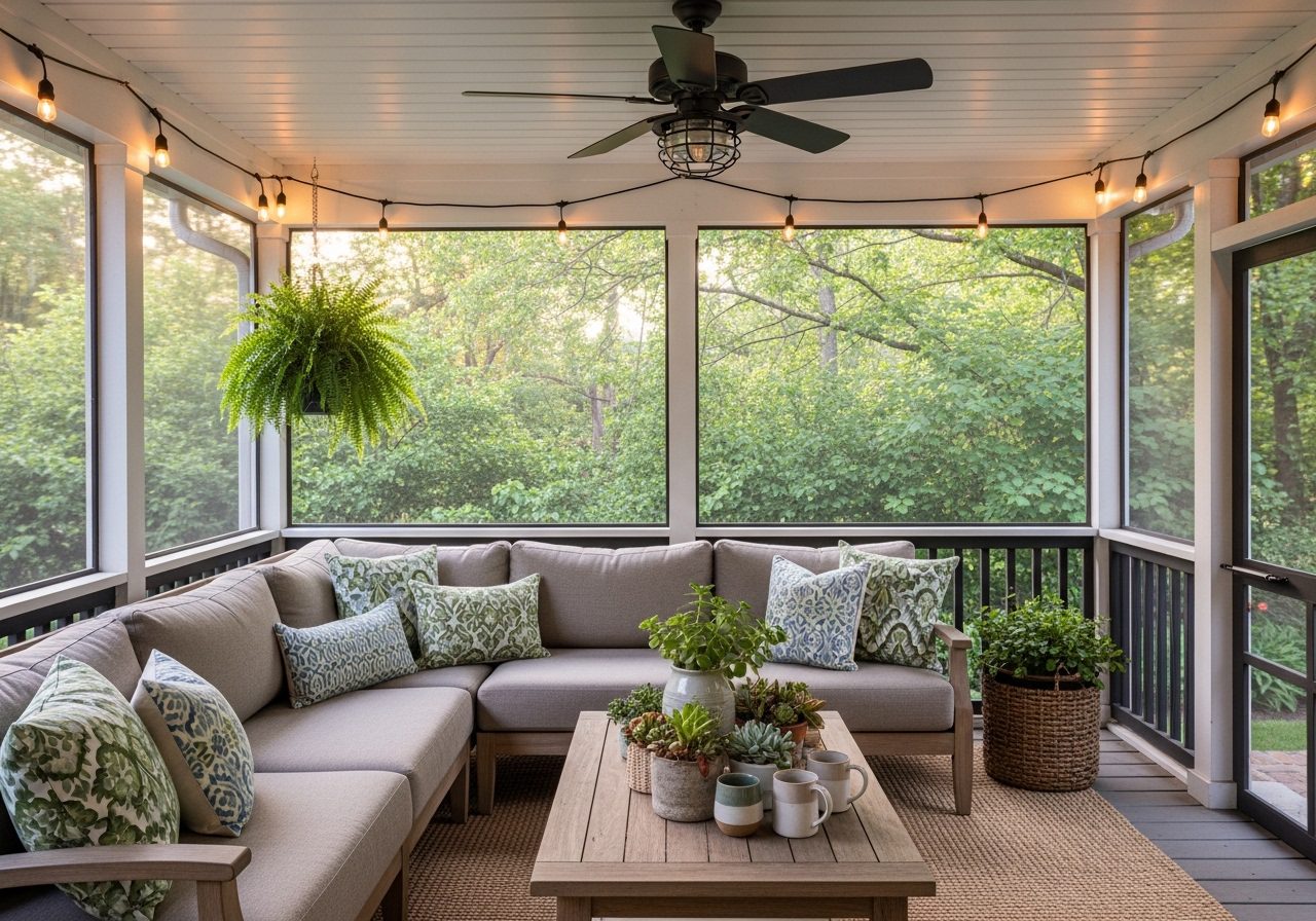 Screened Porch Makeover: How to Transform Your Porch for Spring in One ...