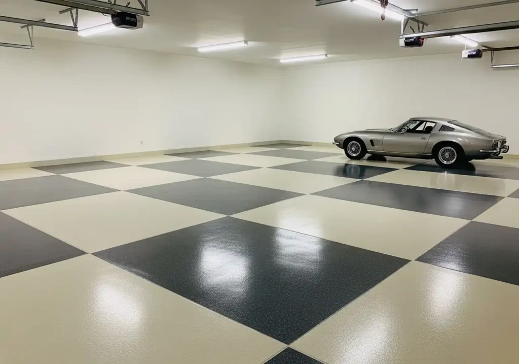 Decorative Epoxy Flooring Tiles Effect