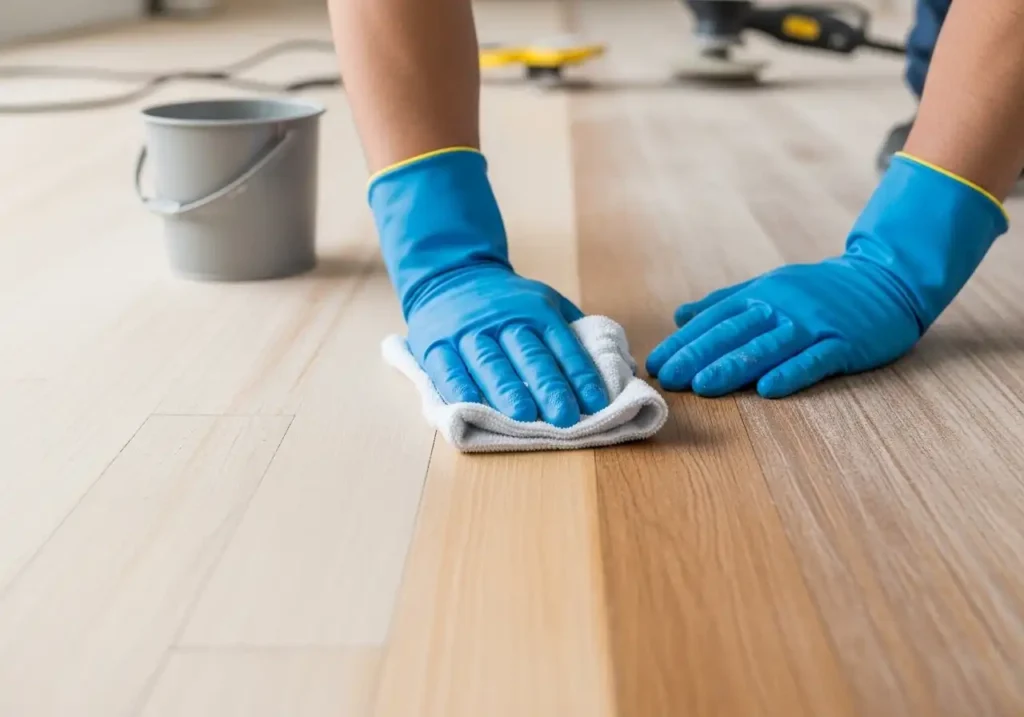 Clean Thoroughly Before Staining