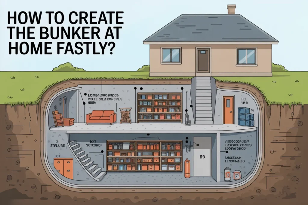 How to Create the Bunker at Home Fastly?