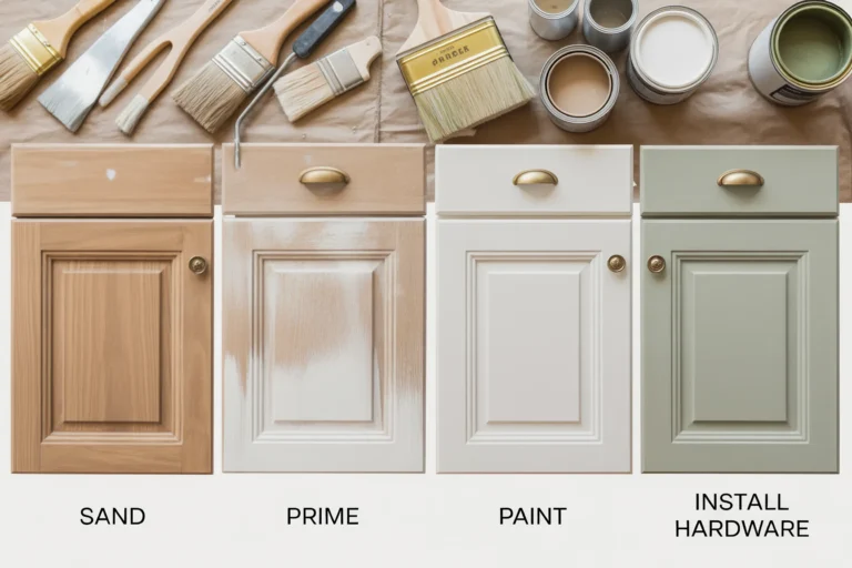 How to Paint Kitchen Cabinets