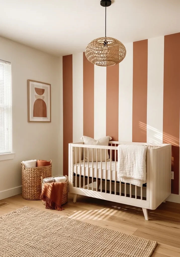 Carnival Stripes Accent Wall