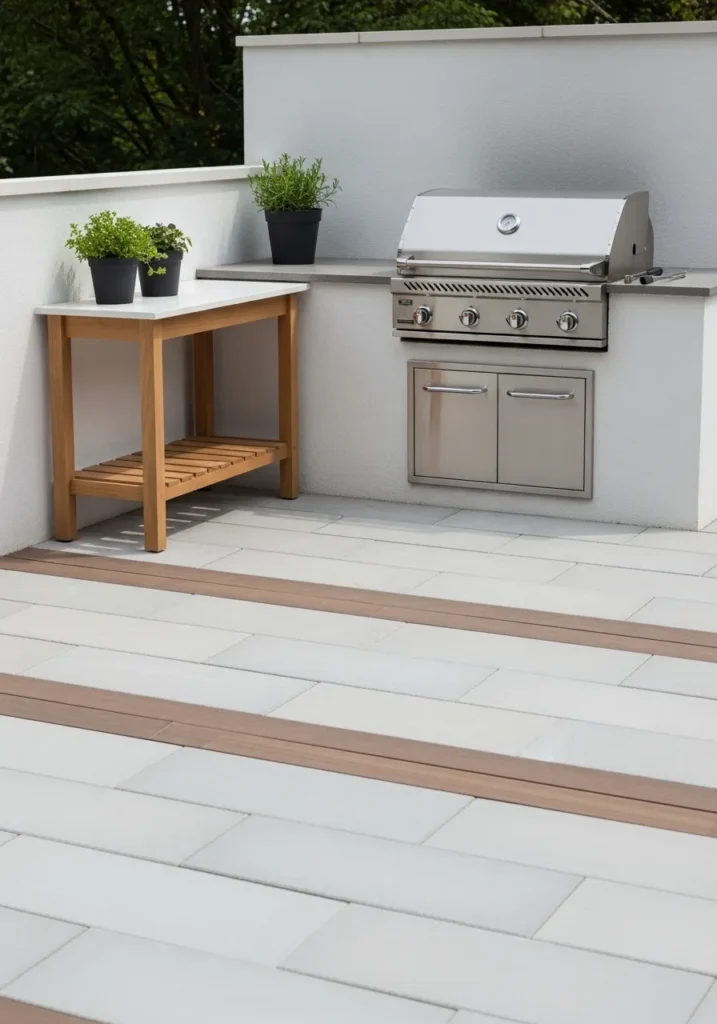 Minimalist Grill Corner Setup