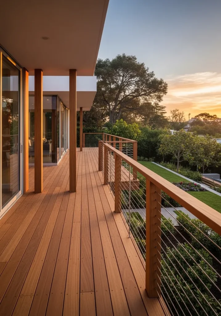 Minimalist Cable Railings for an Open View