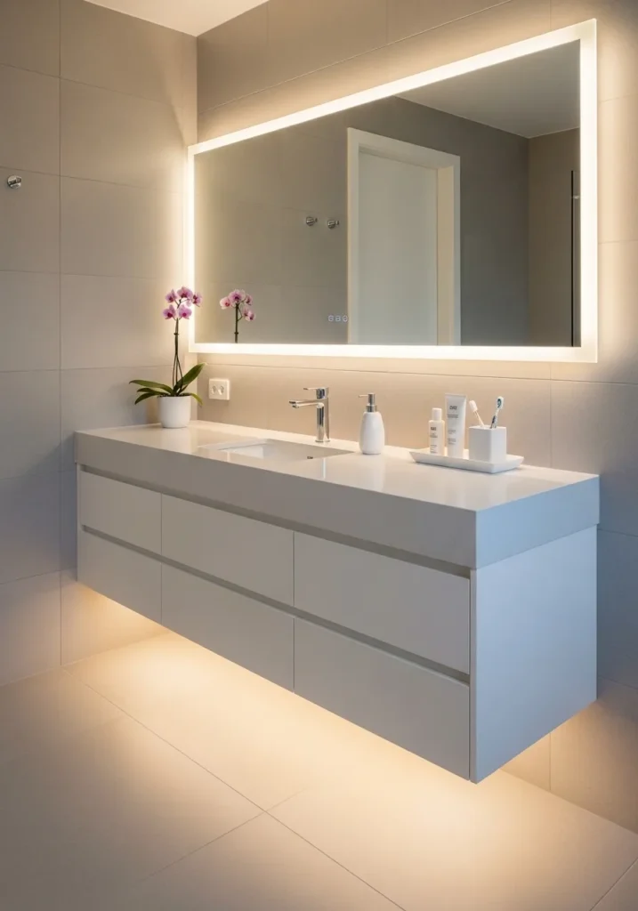 Floating Vanity With Hidden Storage ($1,000–$2,500)
