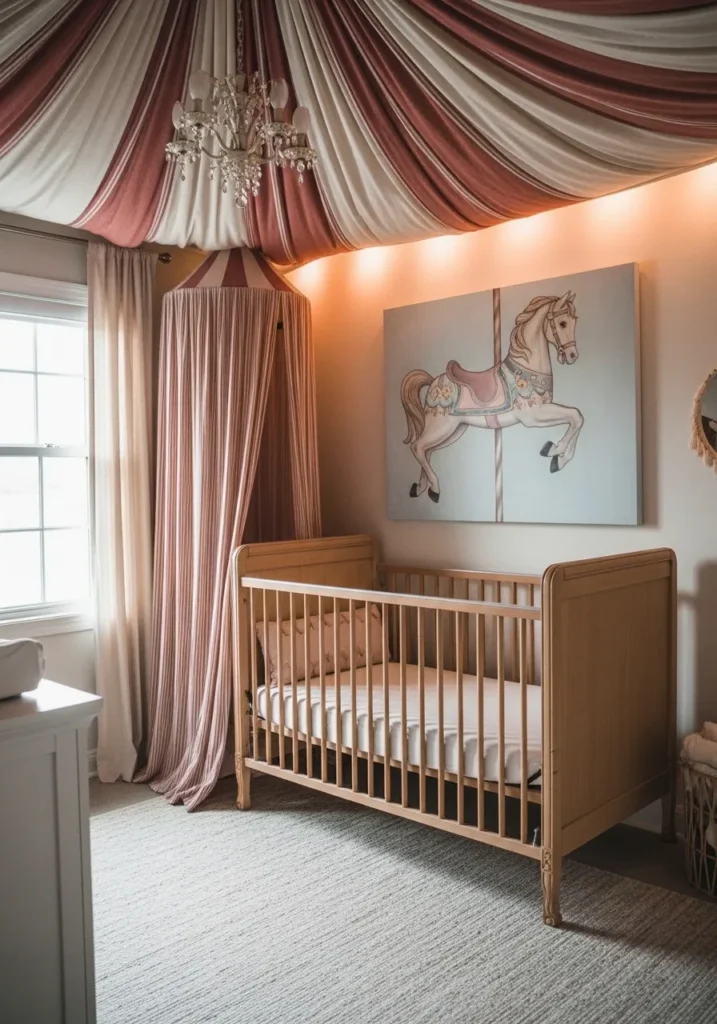 Vintage Circus Tent Nursery