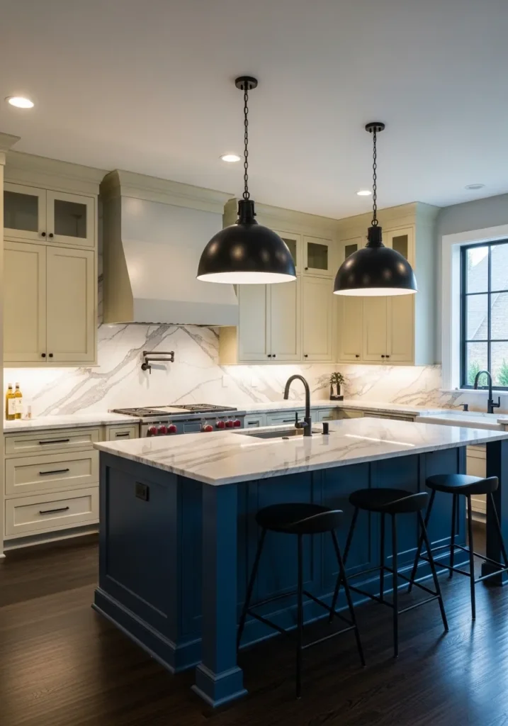 Butter Yellow with Dark Contrasts