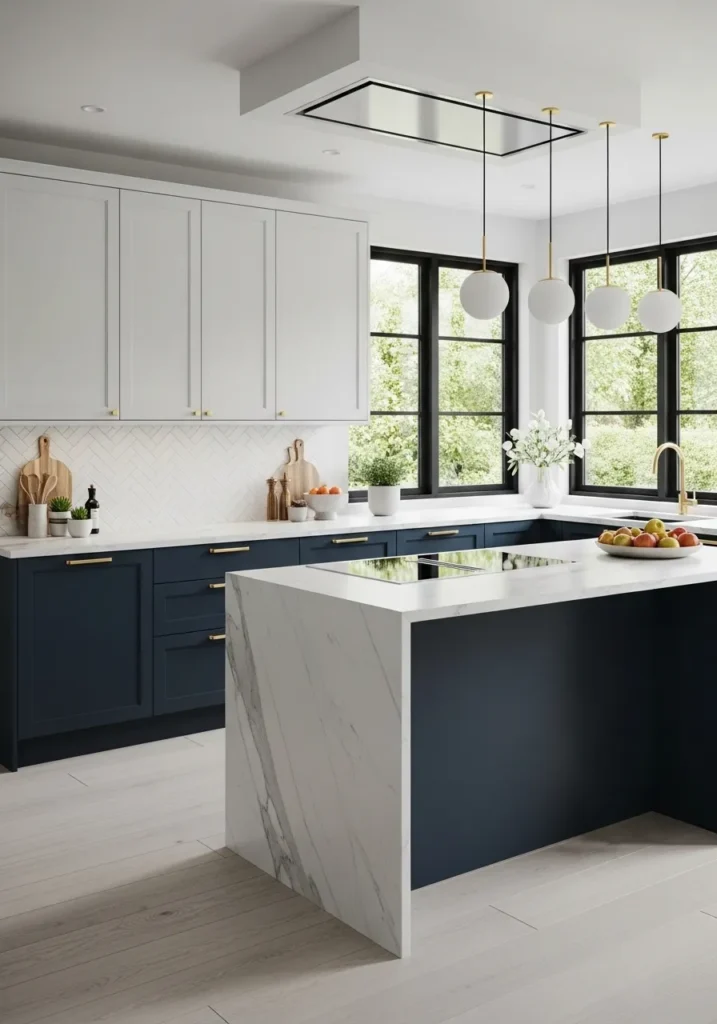 Two-Tone Peninsula Design