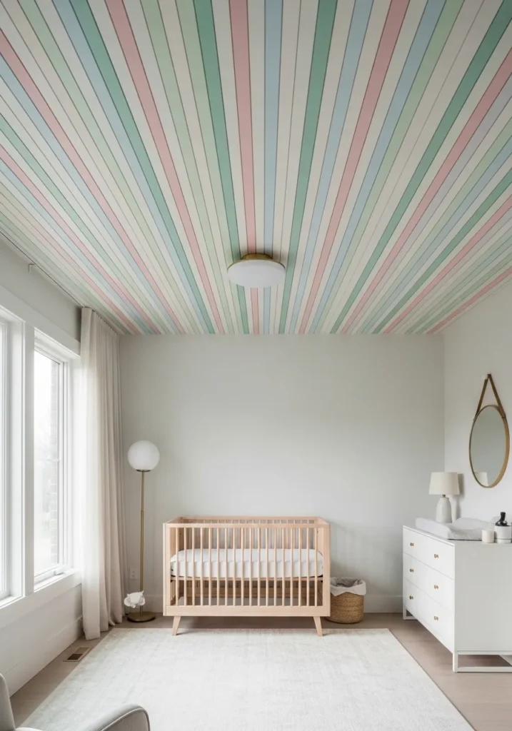 Soft Pastel Circus Ceiling