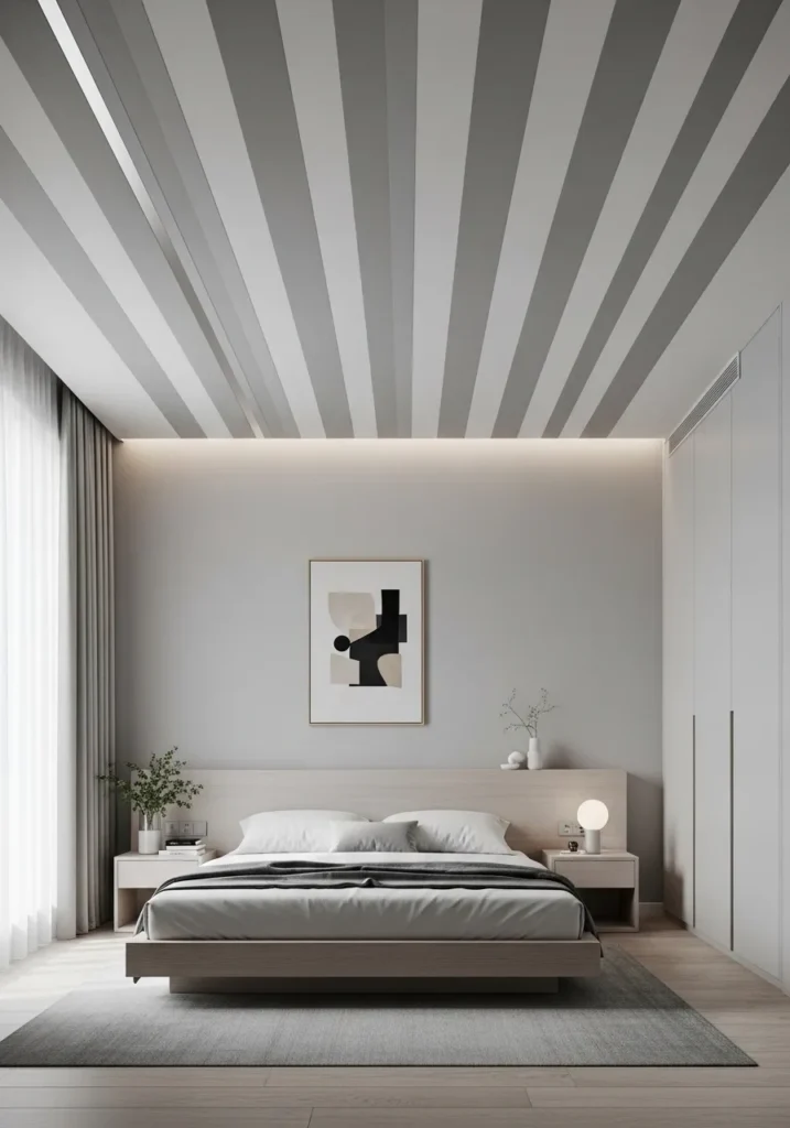Monochrome Grey Neo Deco Ceiling