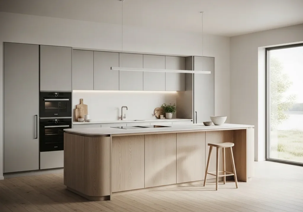 Subtle Rounded Edge Island