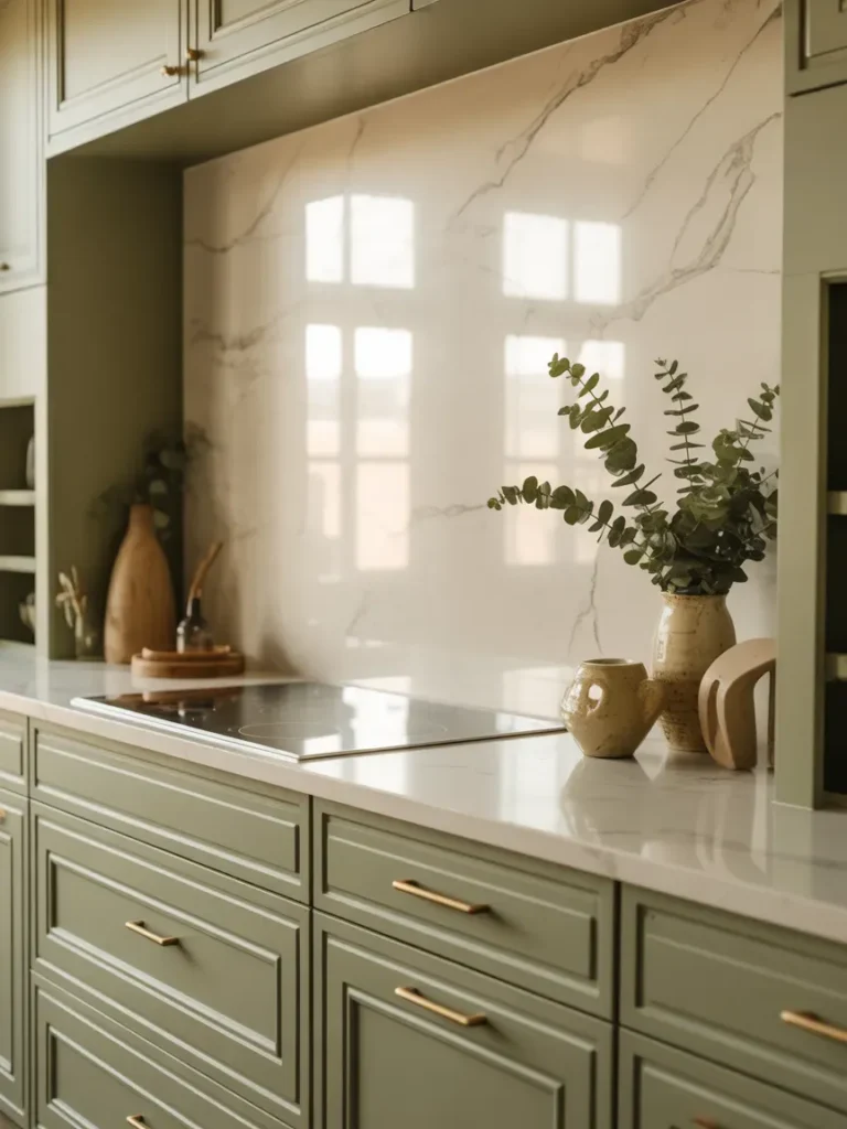 Marble Elements with Sage and Cream
