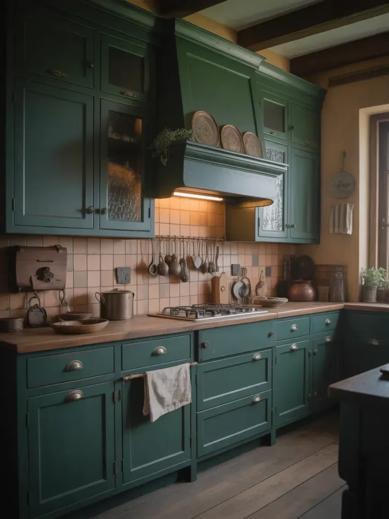 Paint Cabinets in Deep Moody Tones