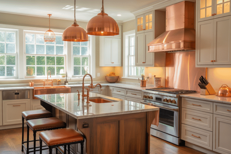 Kitchen With Copper Accents Ideas