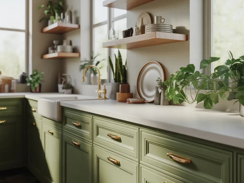 Sage Green (SW Evergreen Fog vs BM Saybrook Sage)