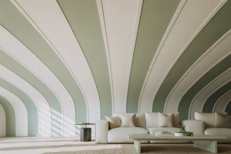 Striped Ceiling Paint Ideas