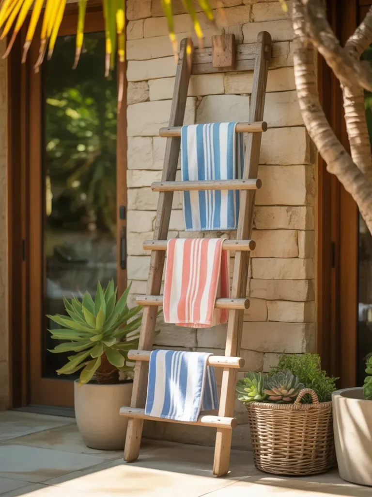 Towel Ladder Display