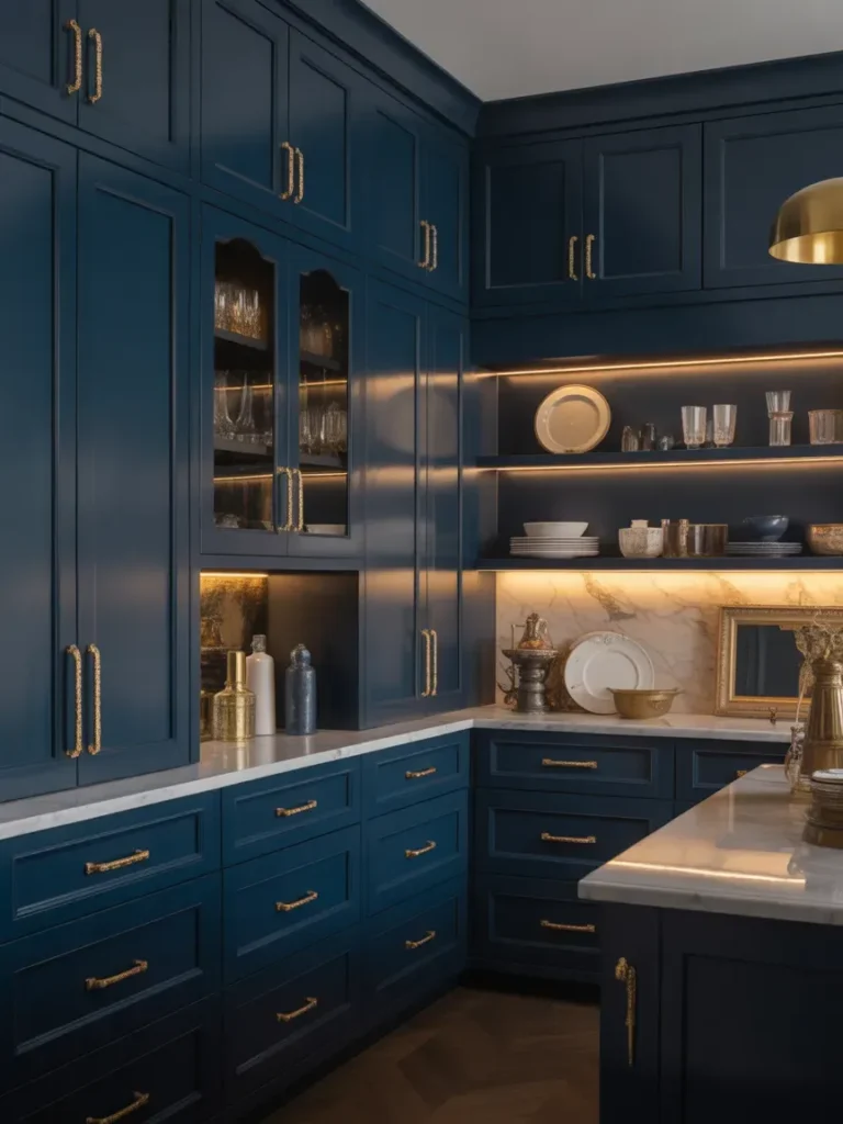 Moody Dark Cabinetry