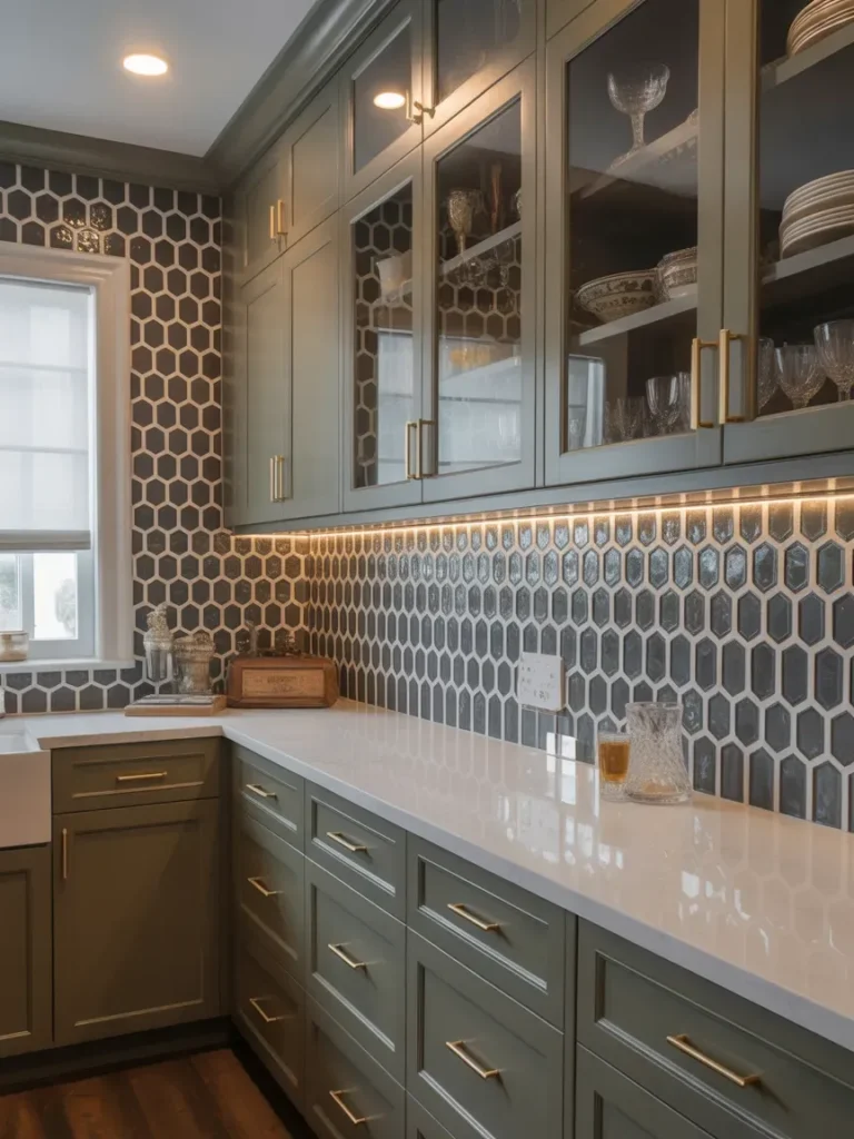 Statement Backsplash
