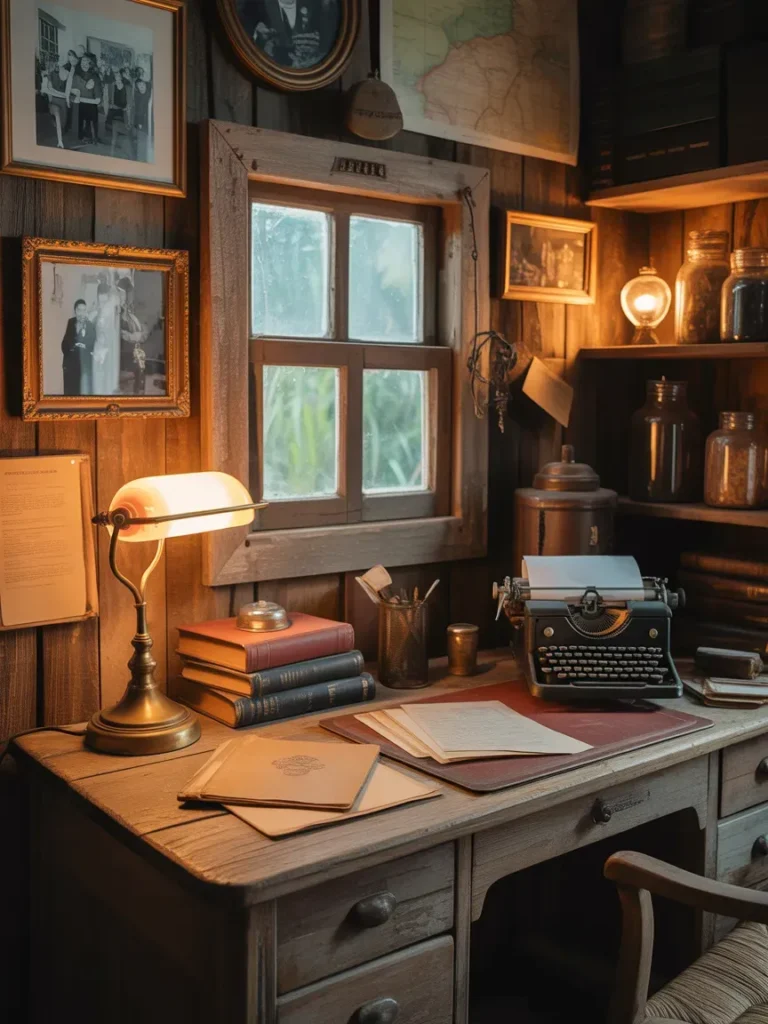 Vintage-Inspired Office