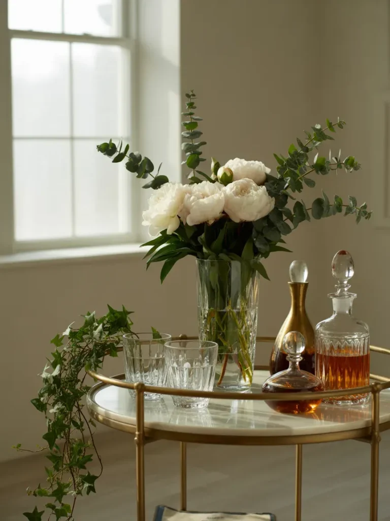  Add Fresh Greenery or Flowers
