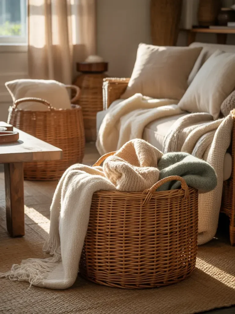 Add Woven Baskets