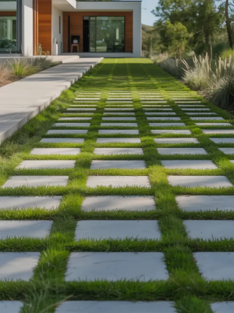 Grass Grid Driveway