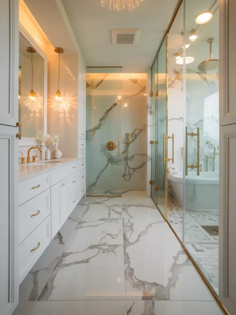 Marble-Look Tiles for a Luxury Feel
