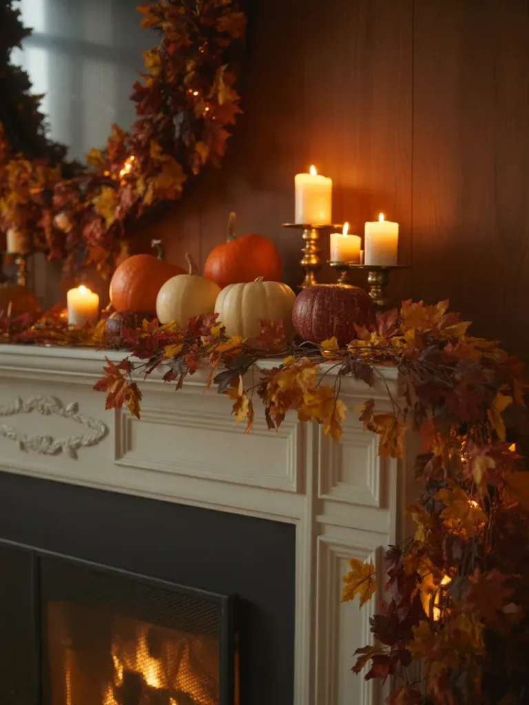 Style the Fireplace Mantel
