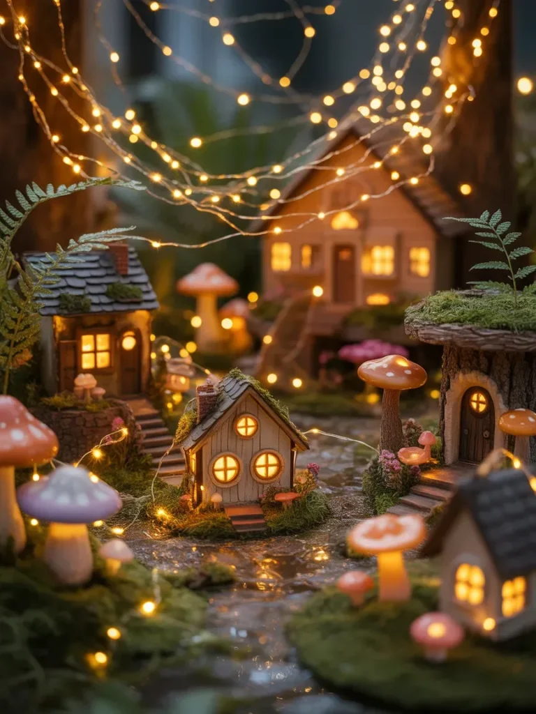 Glowing Night Fairy Garden